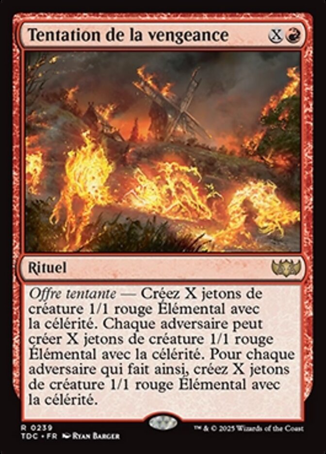 image Tentation de la vengeance