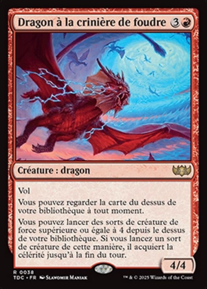 image Dragon à la crinière de foudre