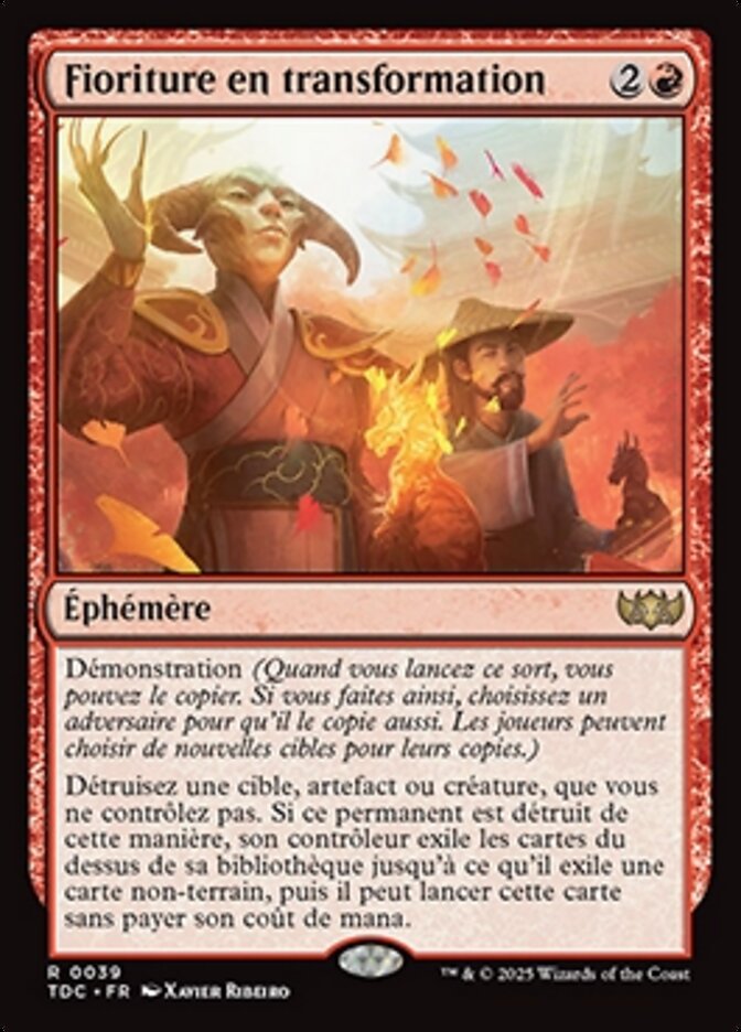 image Fioriture en transformation