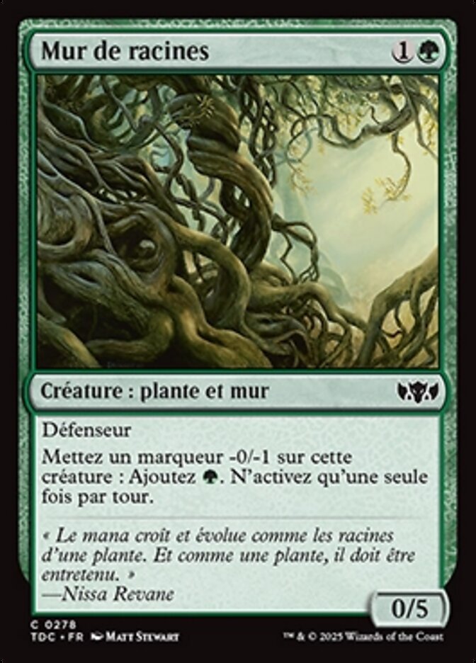 image Mur de racines