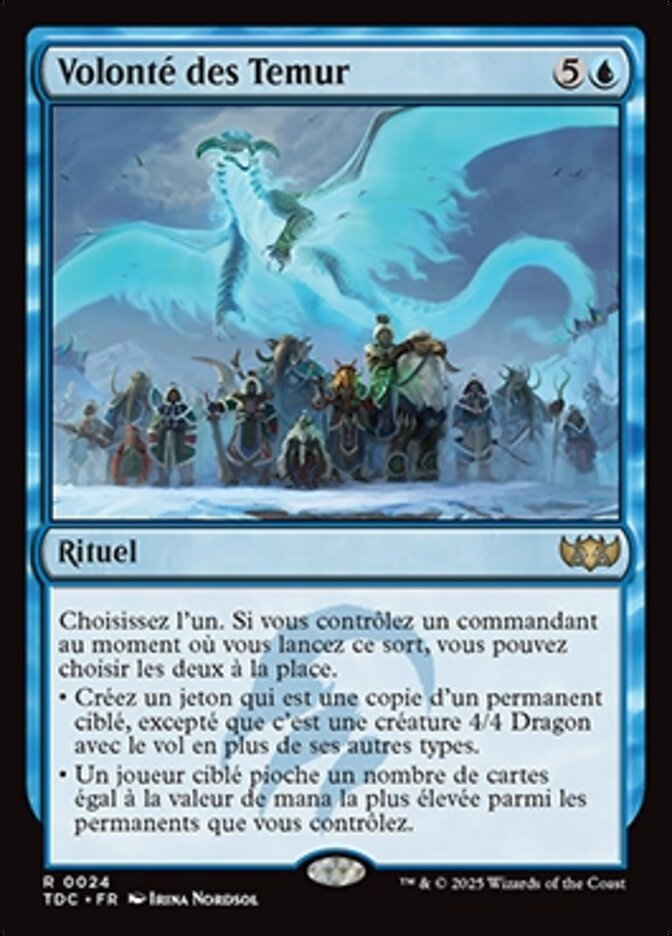 image Volonté des Temur