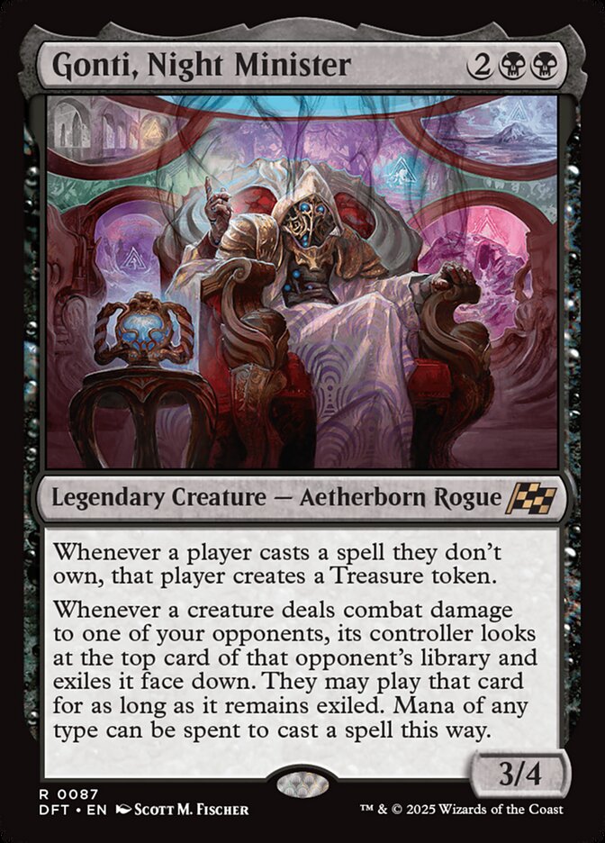 image Gonti, Night Minister