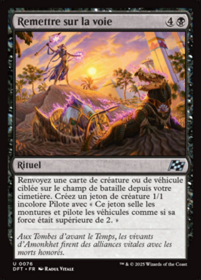 image Remettre sur la voie