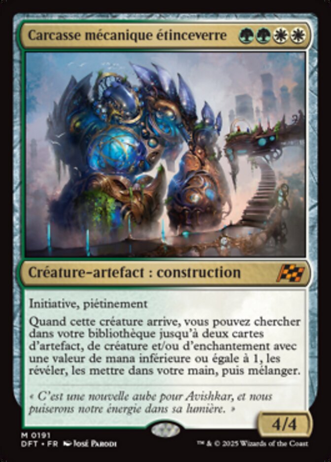 image Carcasse mécanique étinceverre