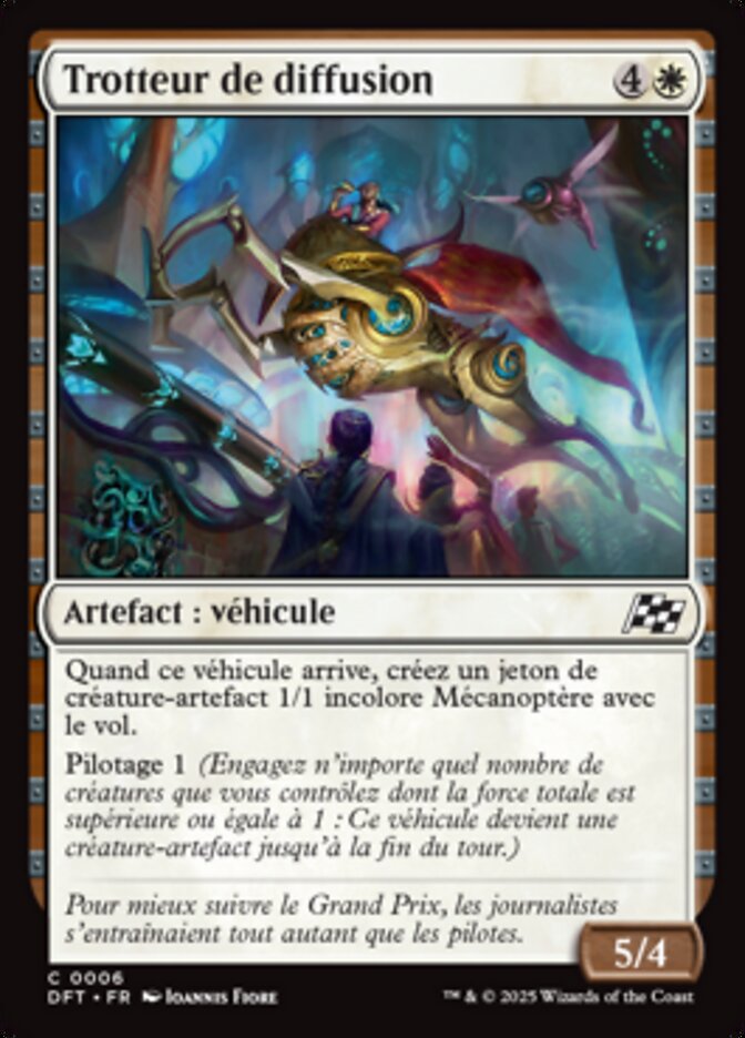 image Trotteur de diffusion