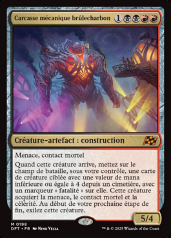 image Carcasse mécanique brûlecharbon