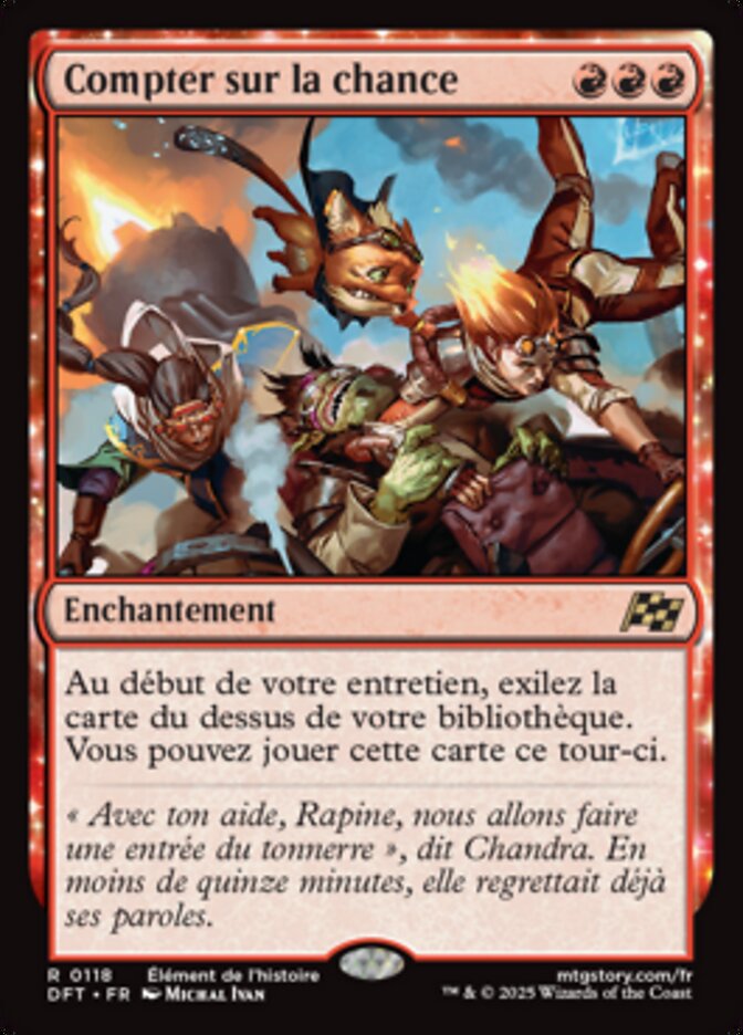 image Compter sur la chance