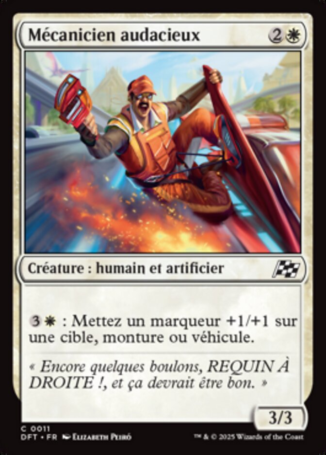 image Mécanicien audacieux