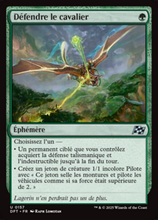 image Défendre le cavalier