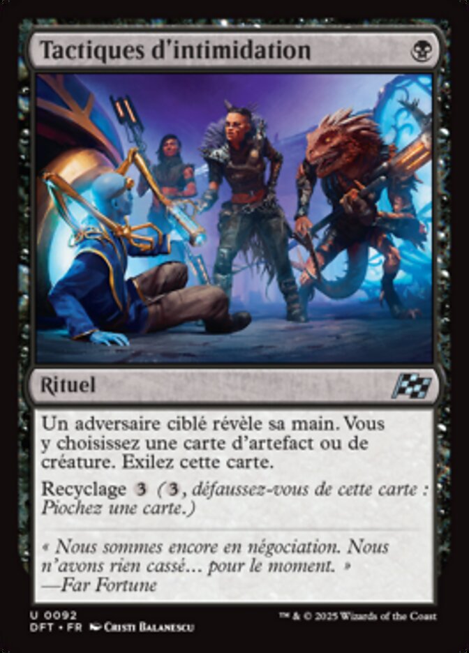 image Tactiques d'intimidation