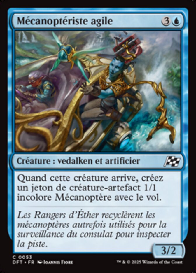 image Mécanoptériste agile
