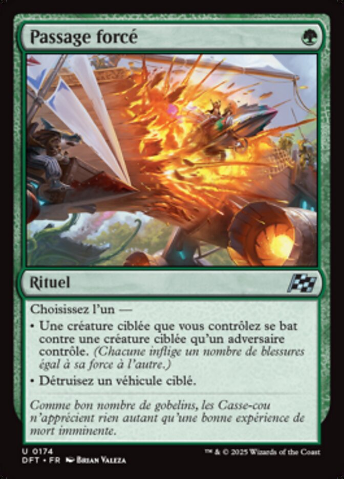 image Passage forcé