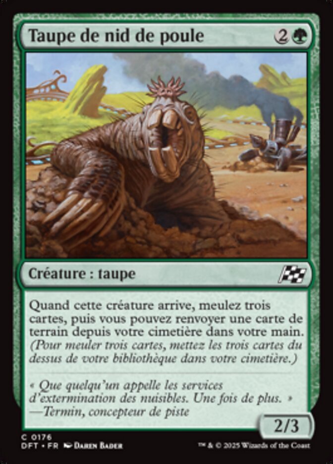 image Taupe de nid de poule