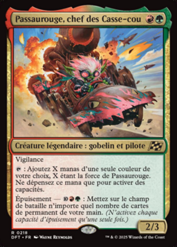 image Passaurouge, chef des Casse-cou