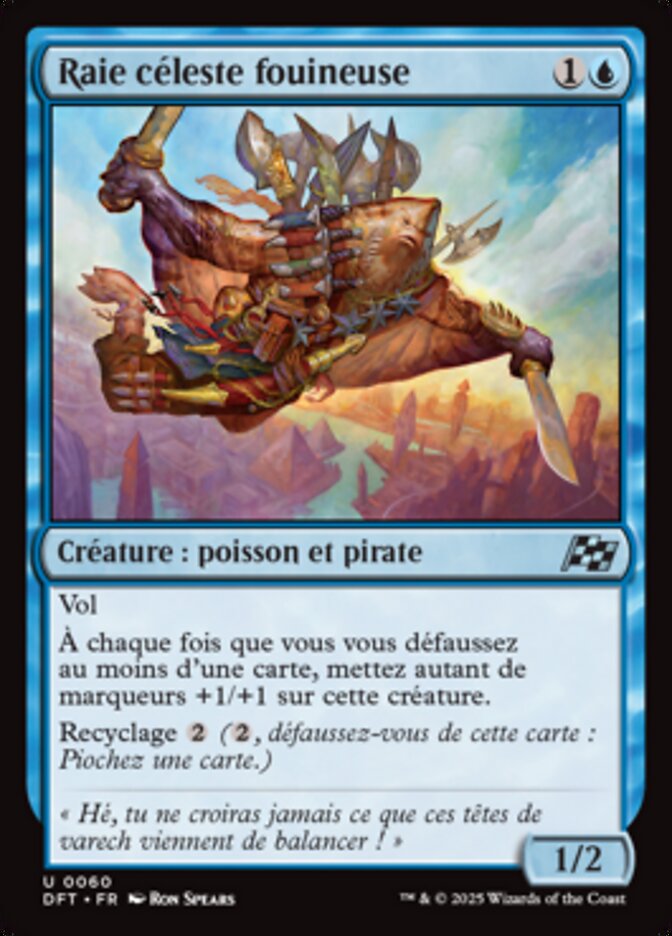 image Raie céleste fouineuse