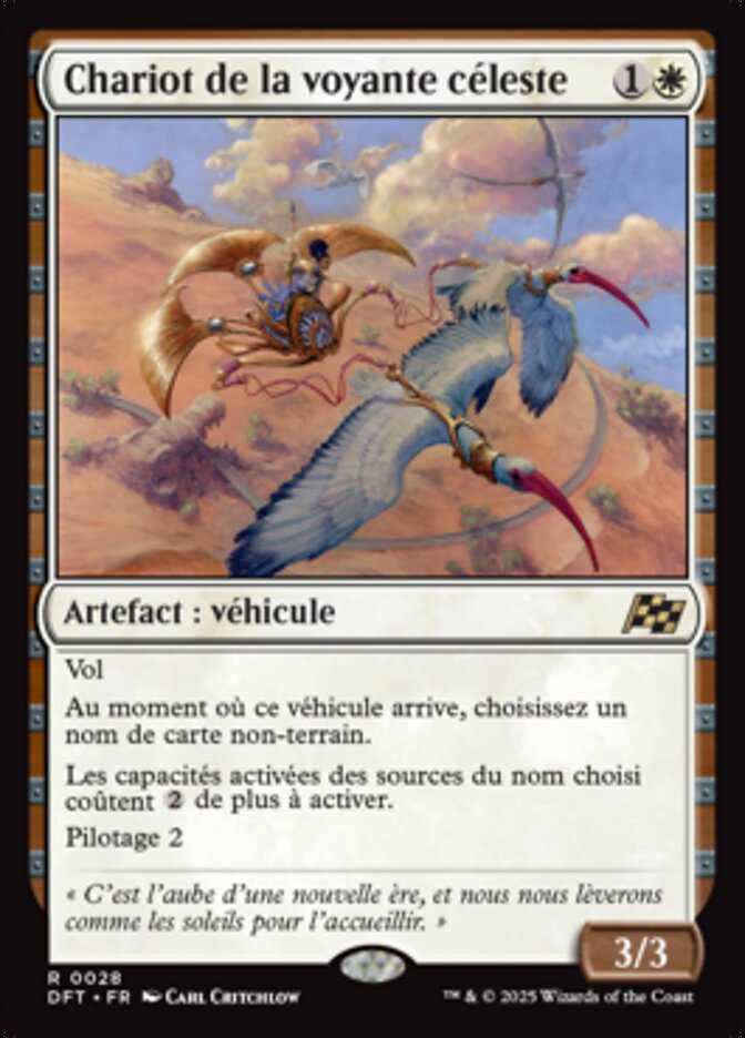 image Chariot de la voyante céleste