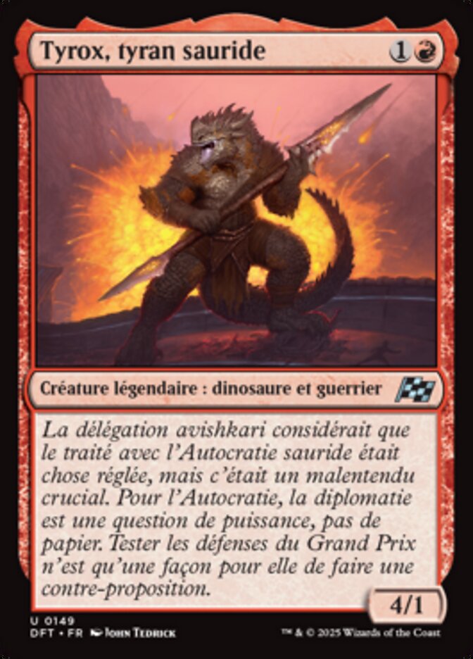 image Tyrox, tyran sauride