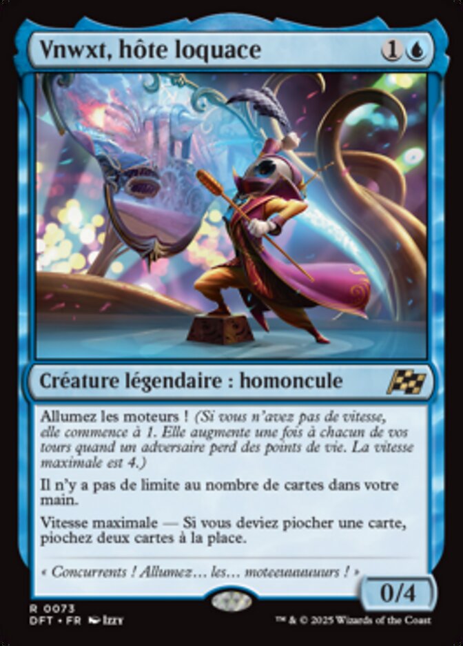 image Vnwxt, hôte loquace