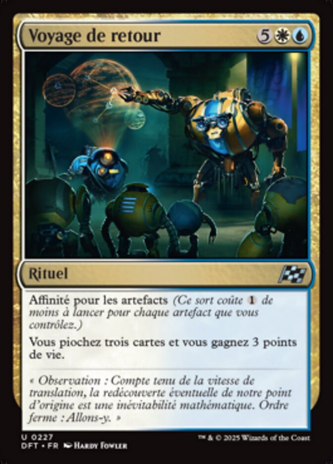 image Voyage de retour