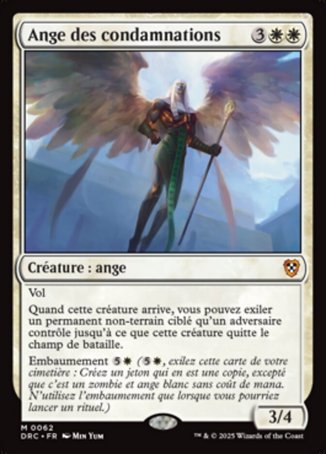 image Ange des condamnations