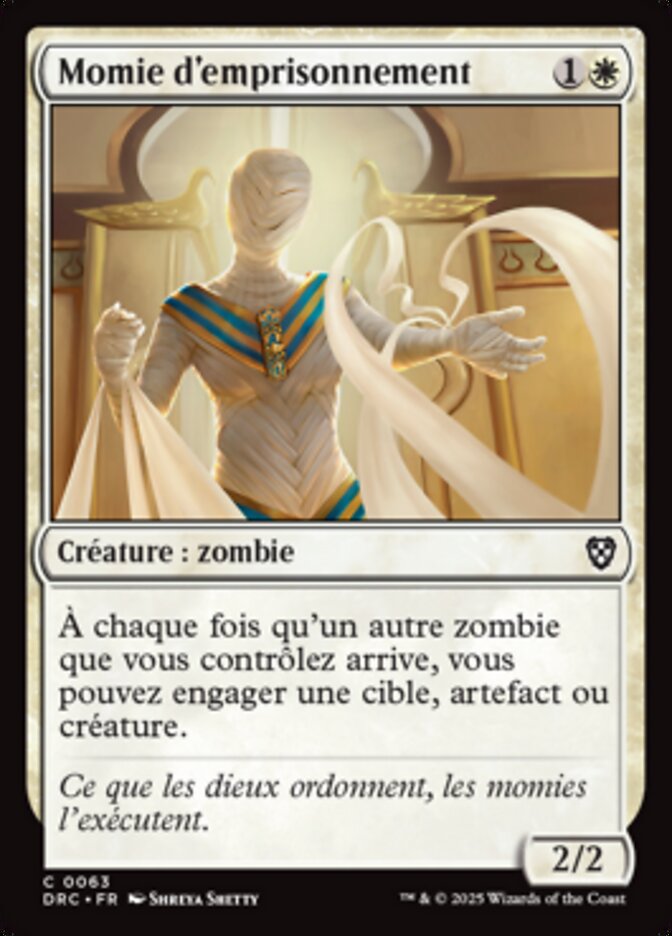 image Momie d'emprisonnement