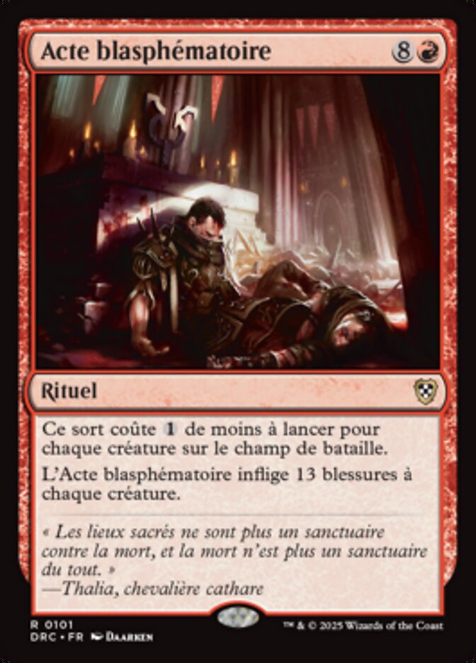 image Acte blasphématoire