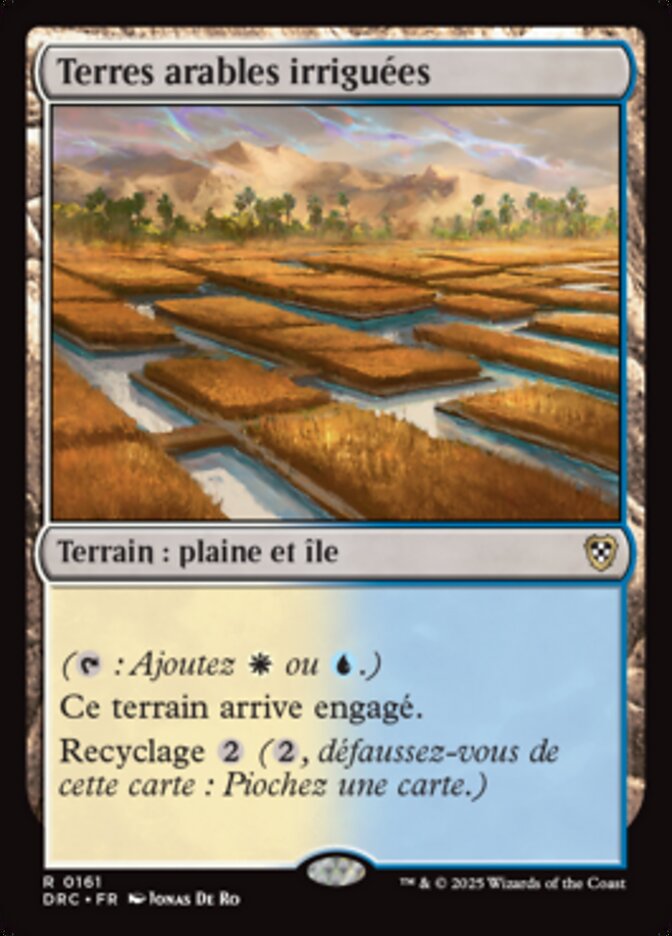 image Terres arables irriguées