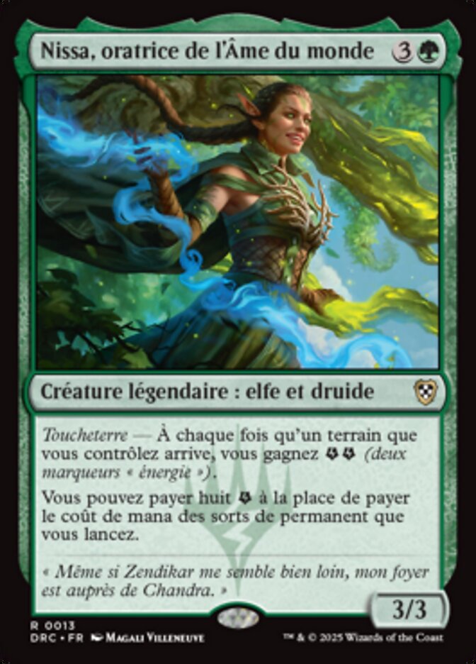 image Nissa, oratrice de l'Âme du monde