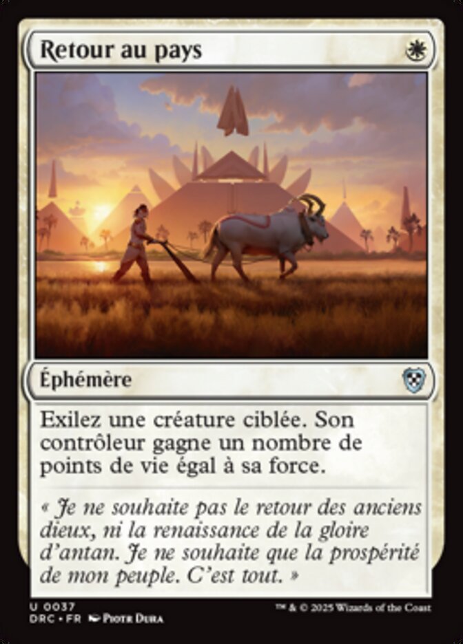 image Retour au pays