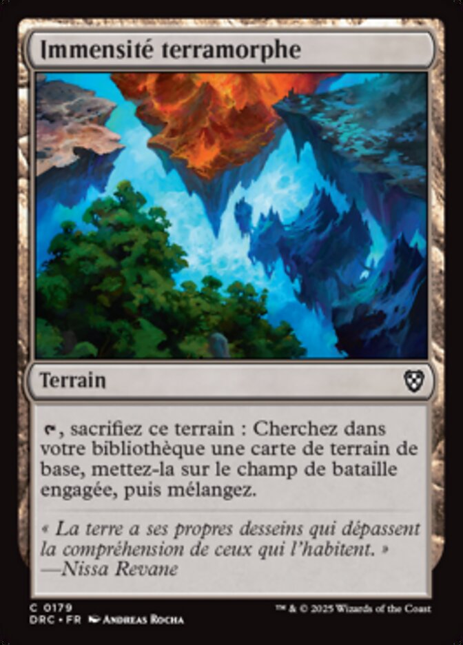 image Immensité terramorphe