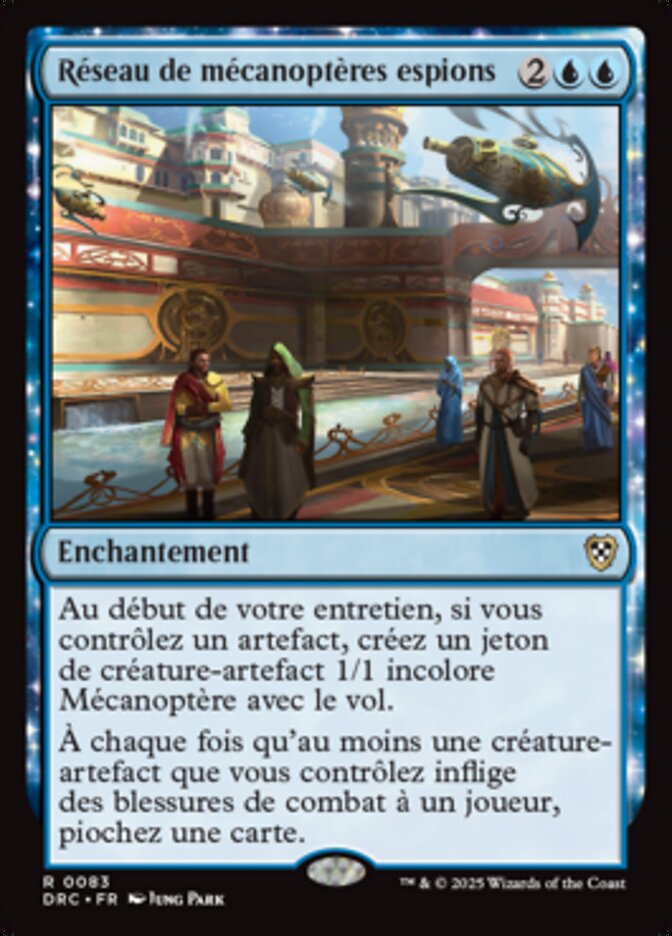 image Réseau de mécanoptères espions