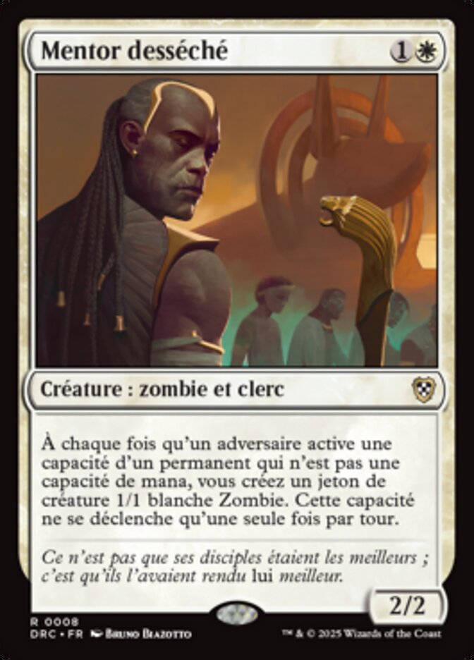 image Mentor desséché