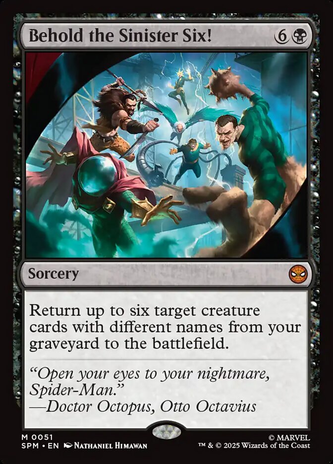 image Behold the Sinister Six!