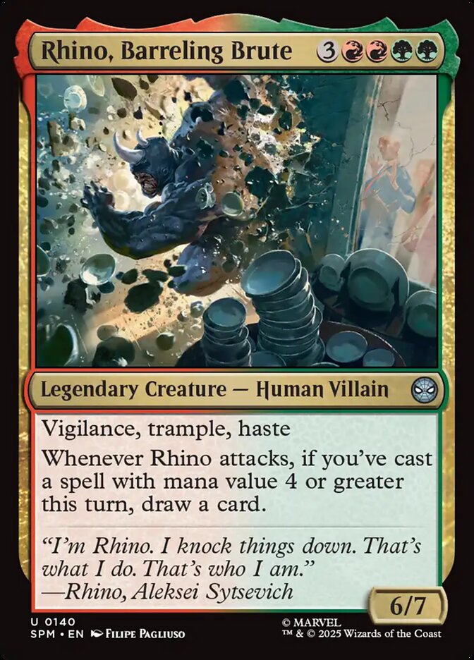 image Rhino, Barreling Brute