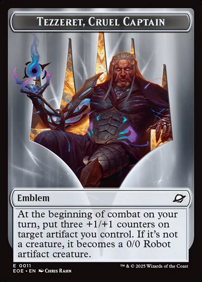 image Tezzeret, Cruel Captain Emblem