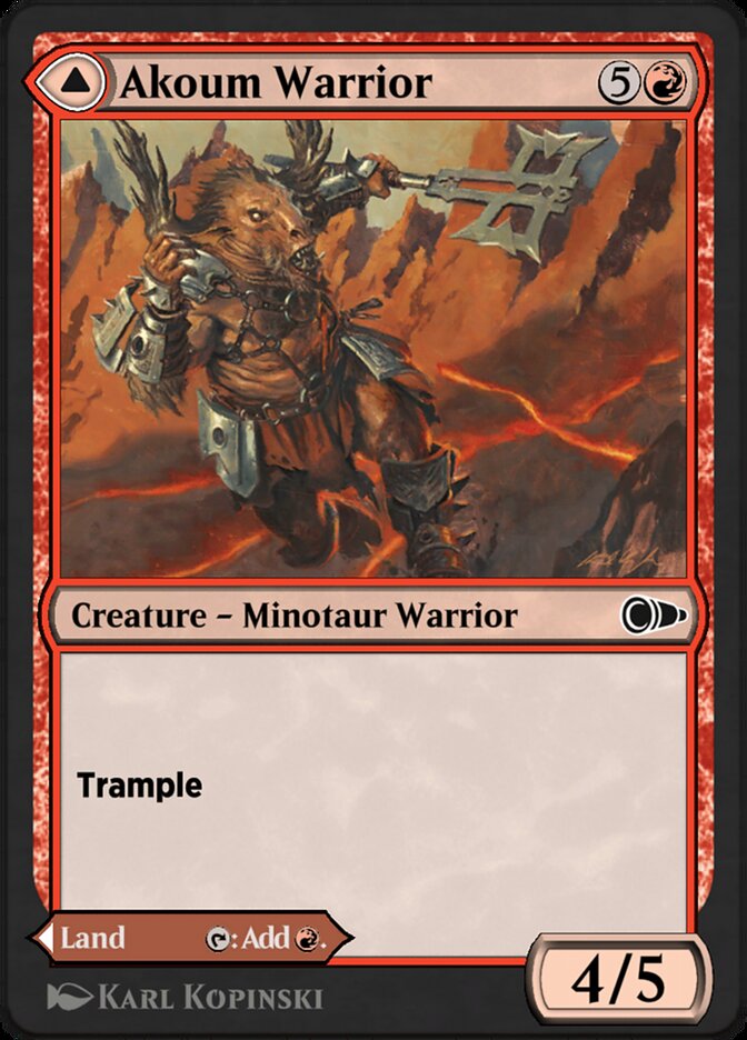 image Akoum Warrior // Akoum Teeth