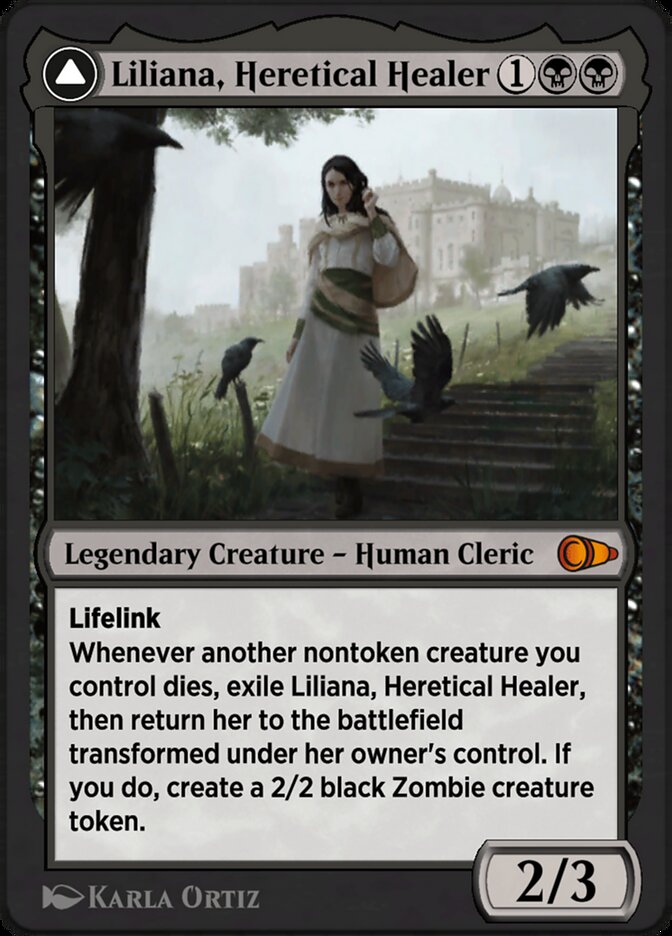 image Liliana, Heretical Healer // Liliana, Defiant Necromancer