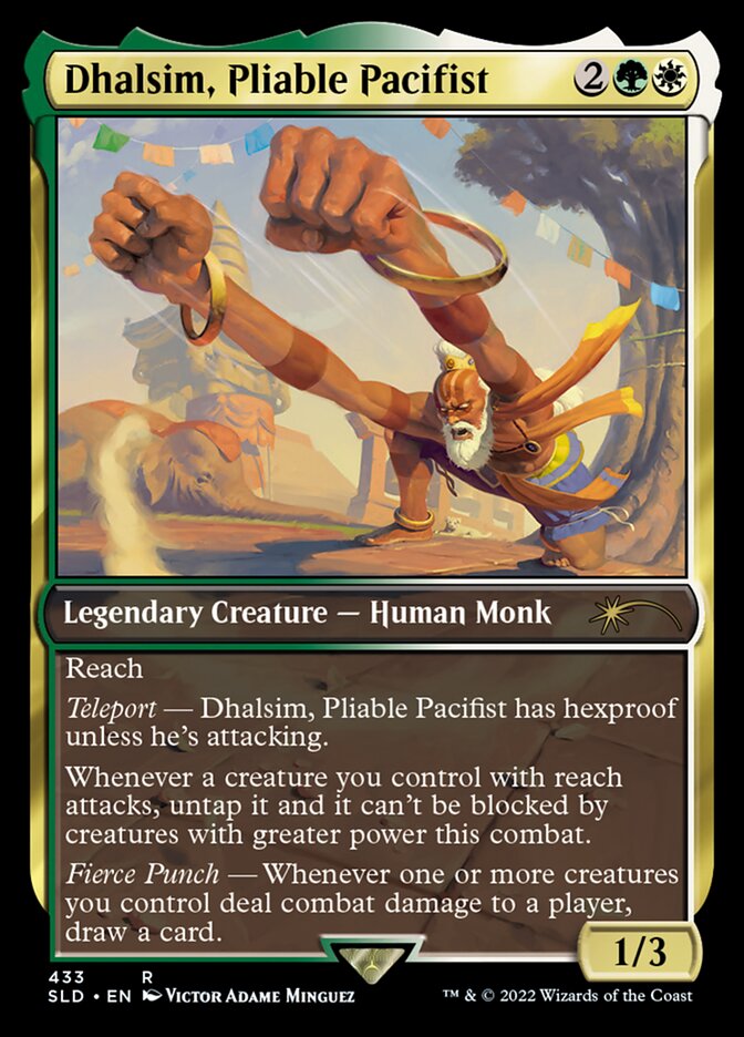 image Dhalsim, Pliable Pacifist