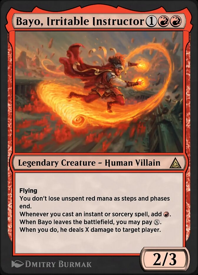 image Bayo, Irritable Instructor