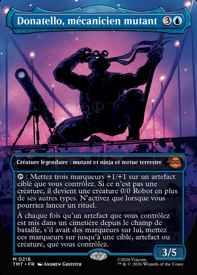 Donatello, mécanicien mutant