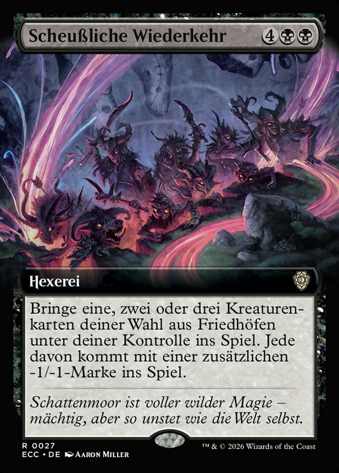 Scheußliche Wiederkehr
