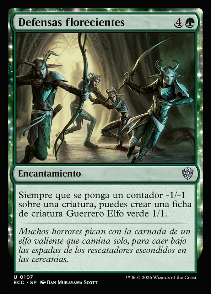 Defensas florecientes