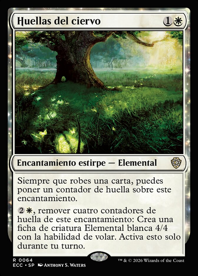 Huellas del ciervo