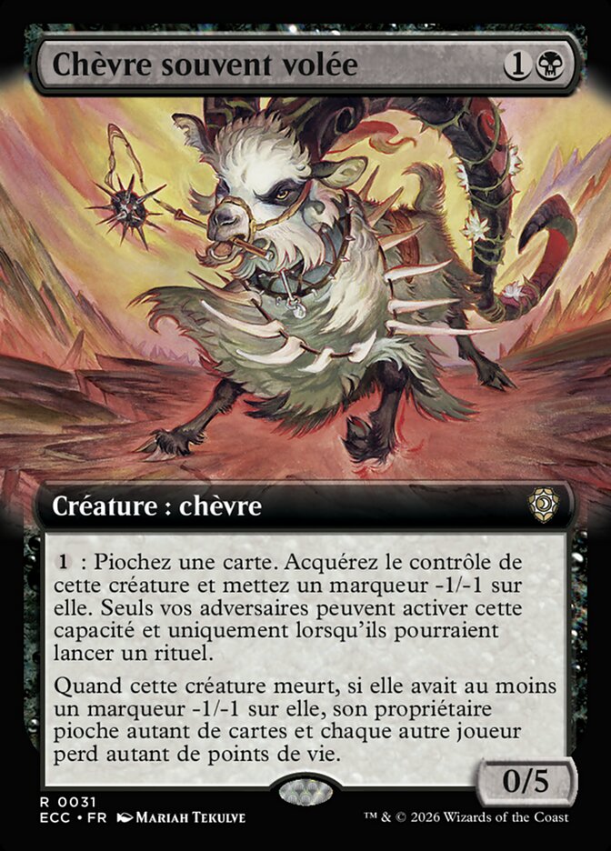 Chèvre souvent volée