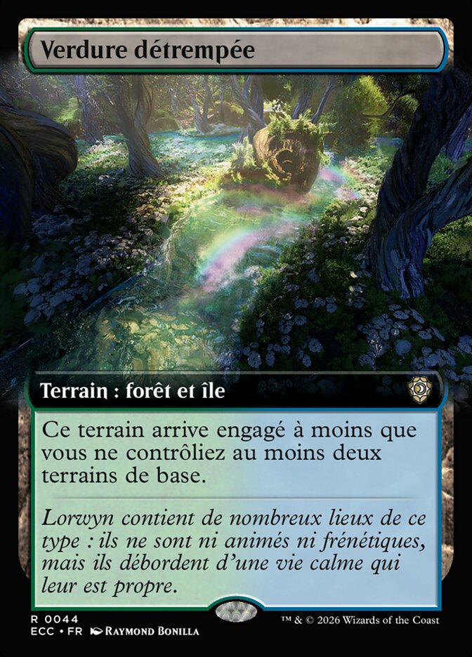 Verdure détrempée