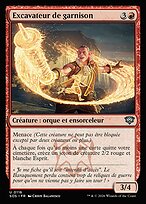 Excavateur de garnison