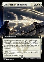 Obstruction du forum