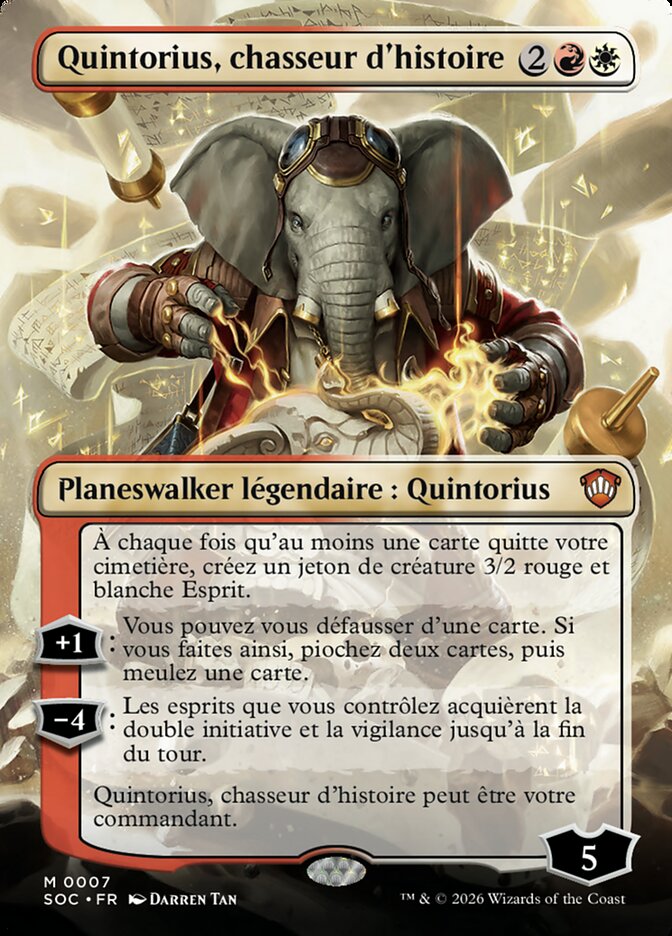 Quintorius, chasseur d'histoire